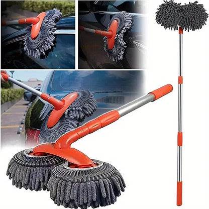 Microfiber Mop Wash Kit with four Replacement Header